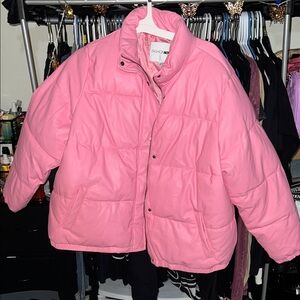 Fashion Nova Bubblegum Pink Puffer Jacket
